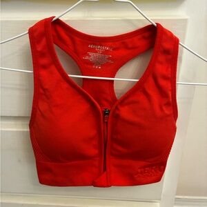 Aeropostale Vibrant Red Sports Bra